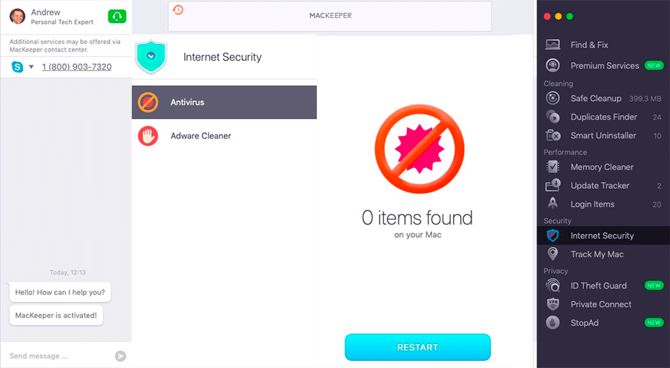 mackeeper performance tool antivirus