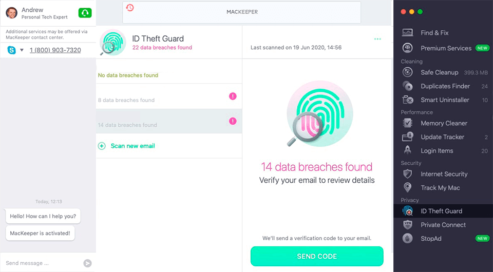 mackeeper performance tool id theft guard