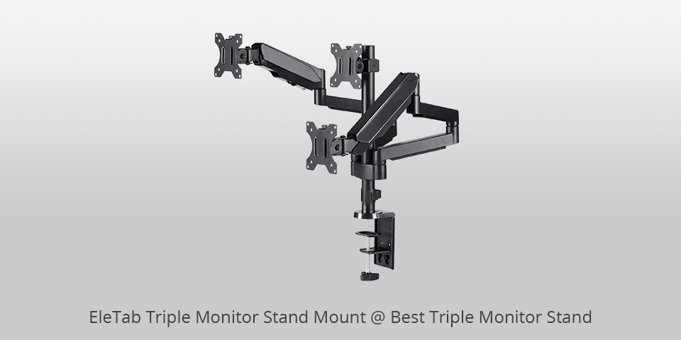 eletab triple monitor stand mount