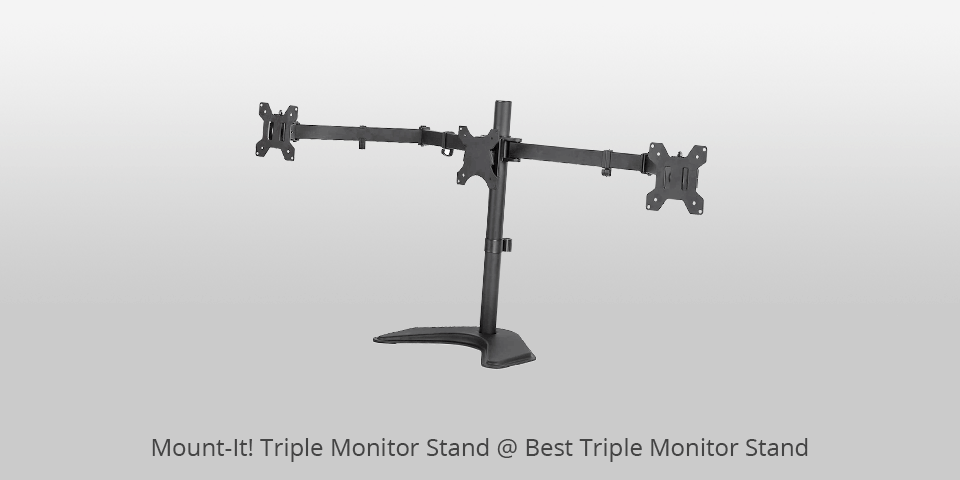 mount-it! triple monitor stand