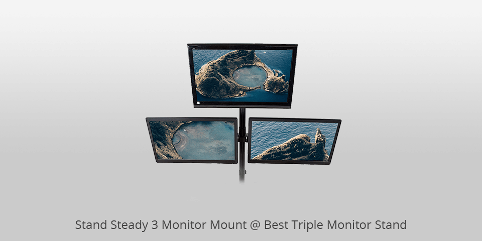 stand steady 3 monitor mount