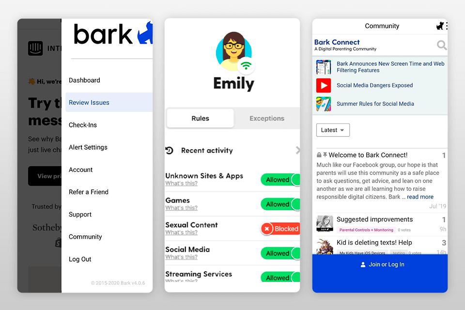 bark best free parental control app