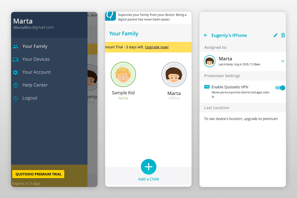 qustodio best free parental control app