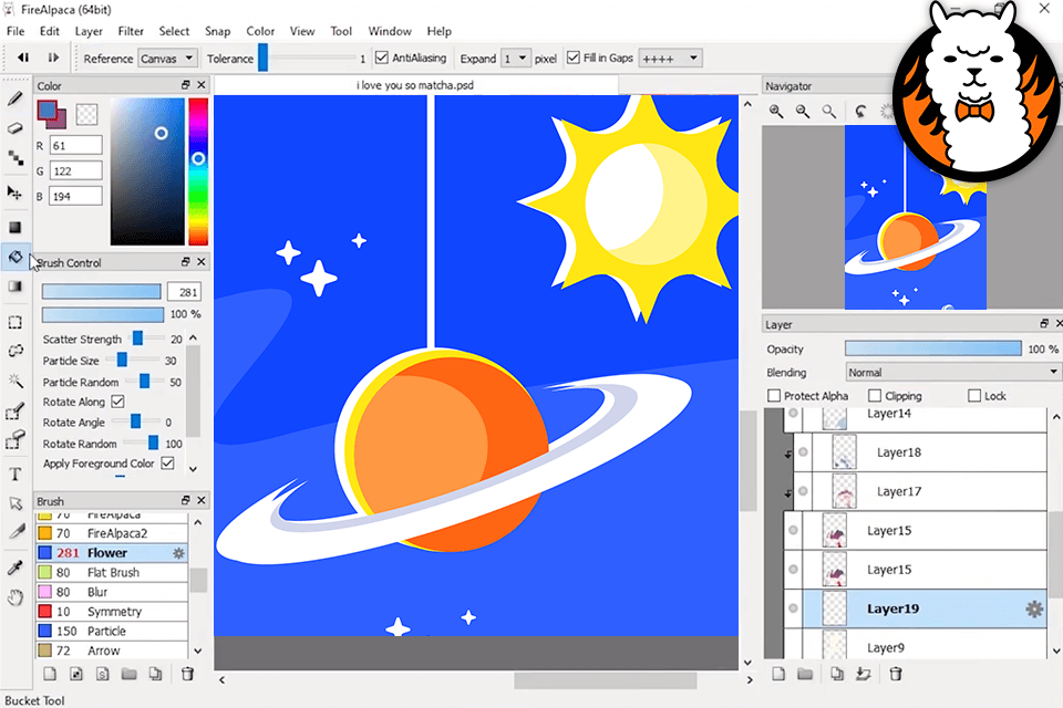 firealpaca interface