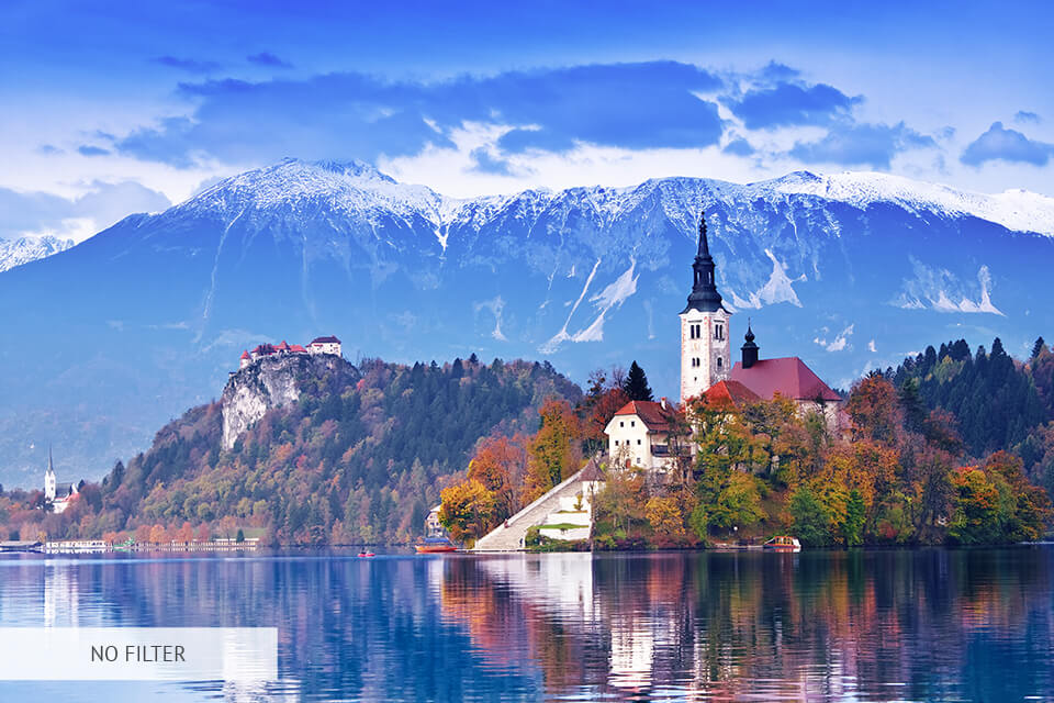 CPL filter smoothed water effect