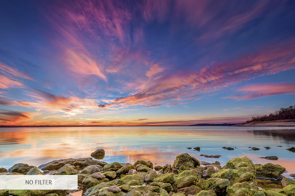 GND filter contrasting color effect