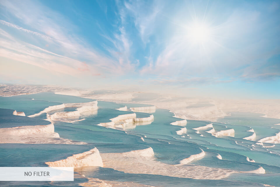 UV filter clean frame effect