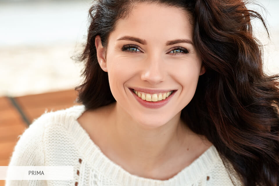 azione sbiancante denti di photoshop prima e dopo