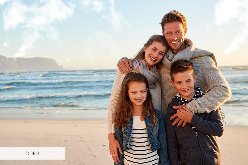 photoshop cloud brush prima e dopo