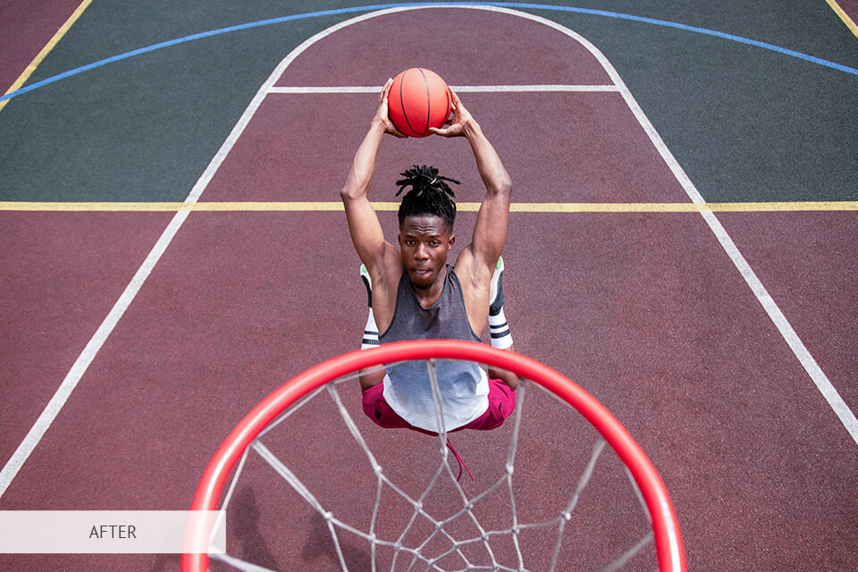clear basketball picture