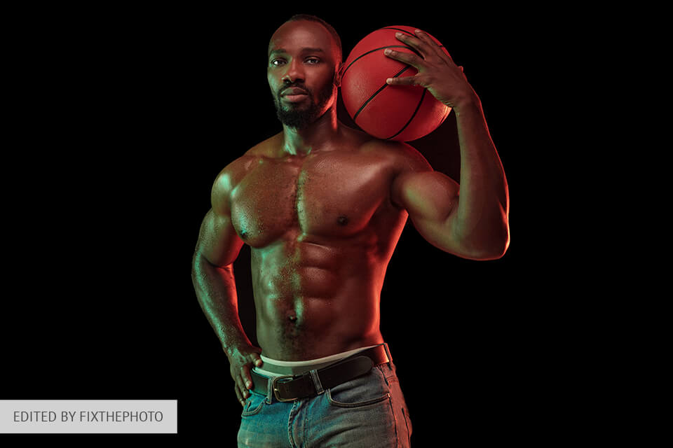 basketball photography editing sample