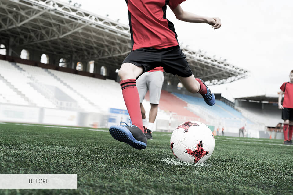 red smoke freebie for soccer photography