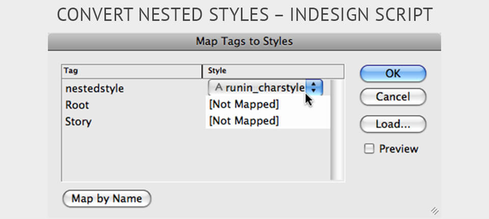 indesign script Convert Nested Styles