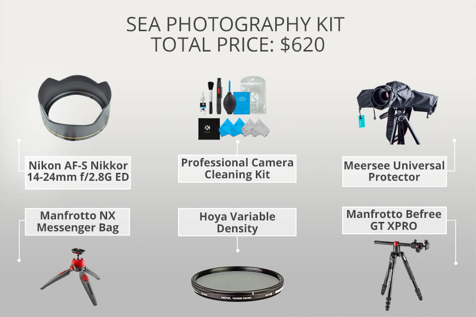 gear for sea scape photography