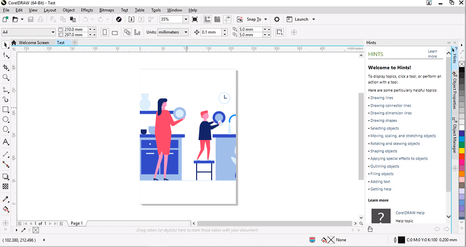 coreldraw graphics suite 2025 interface