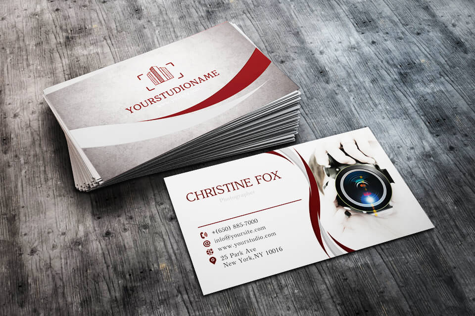 freelance photography business cards