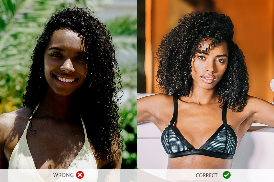 direct sunlight portrait