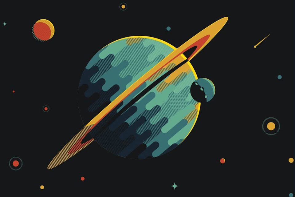 fantasy planet flat design adobe illustrator tutorials
