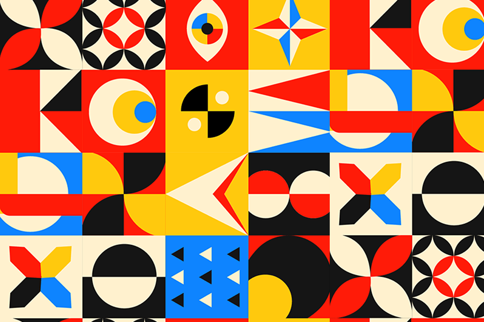 neo geo style pattern adobe illustrator tutorials