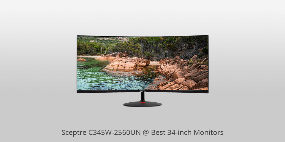 sceptre c345w-2560un monitor 34 inch