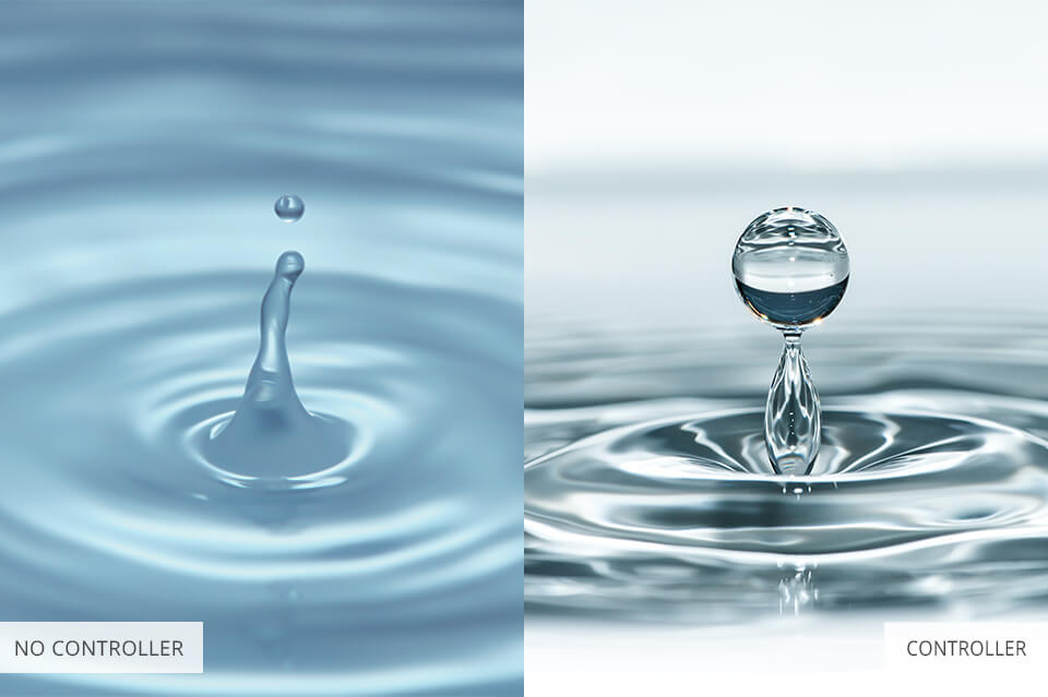 water droplet photography controller