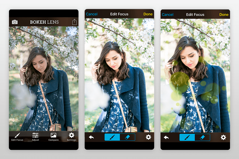 bokeh lens bokeh app interface