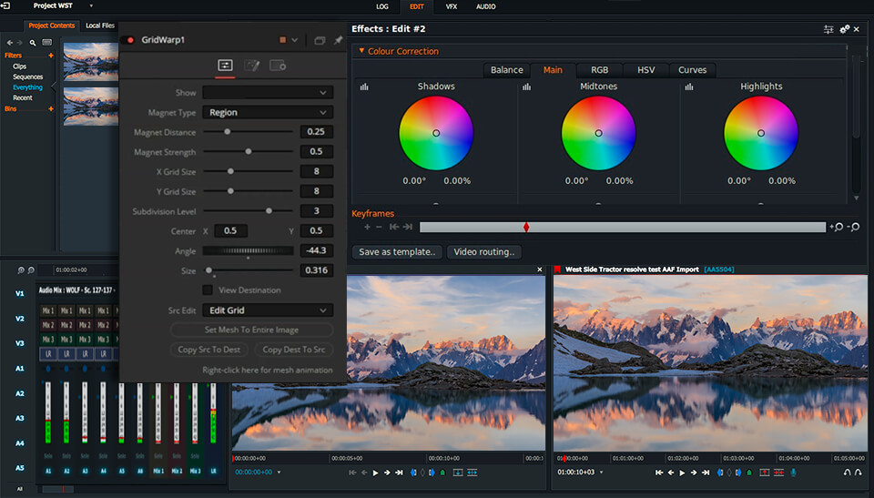 lightworks video editing software no watermark interface