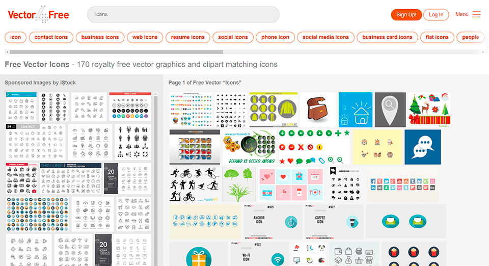 vector4free beste gratis vector sites interface