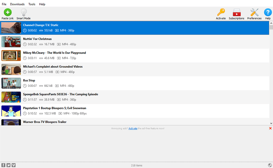4k video downloaderinterface
