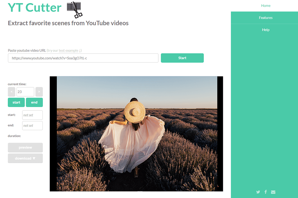 yt cutter الواجهة