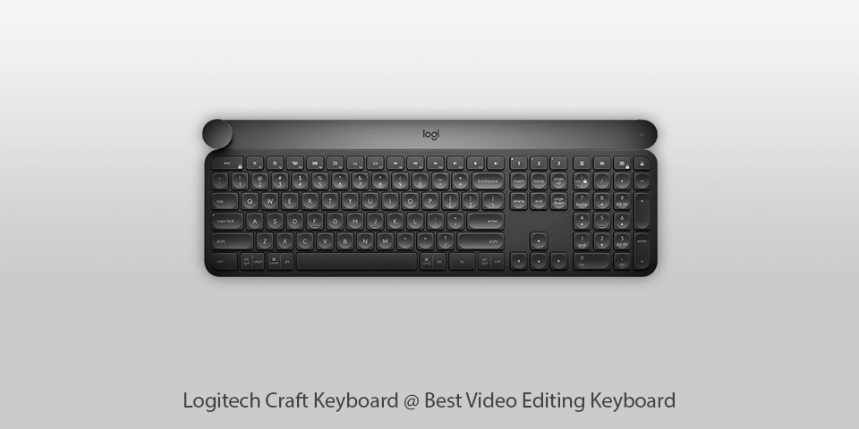 logitech craft video editing keyboard