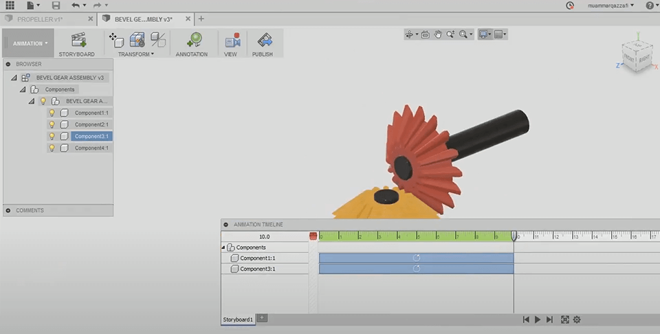 fusion 360 animation
