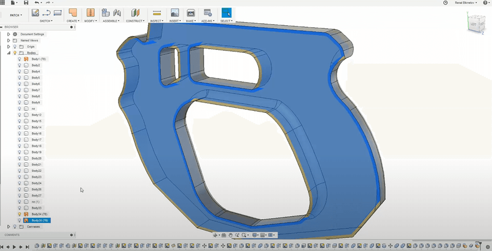fusion 360 hard body modeling