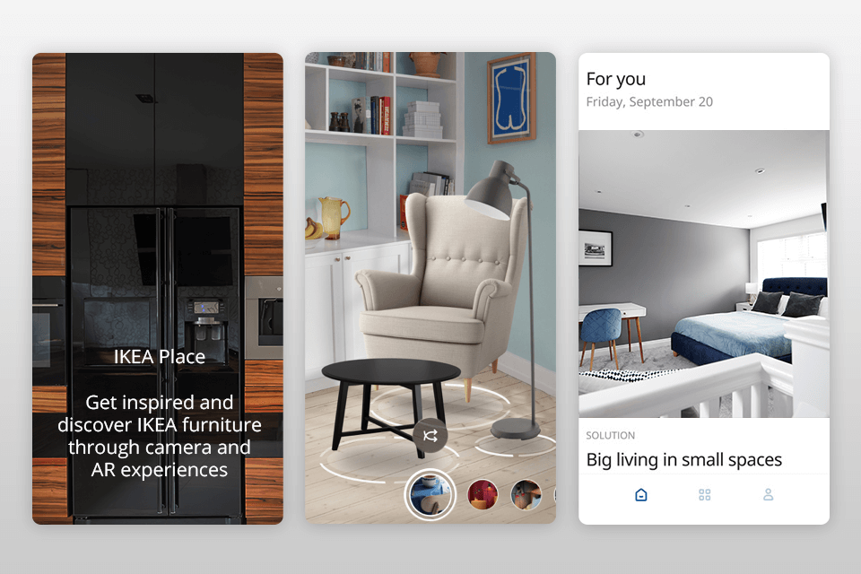 ikea place interior design app interface