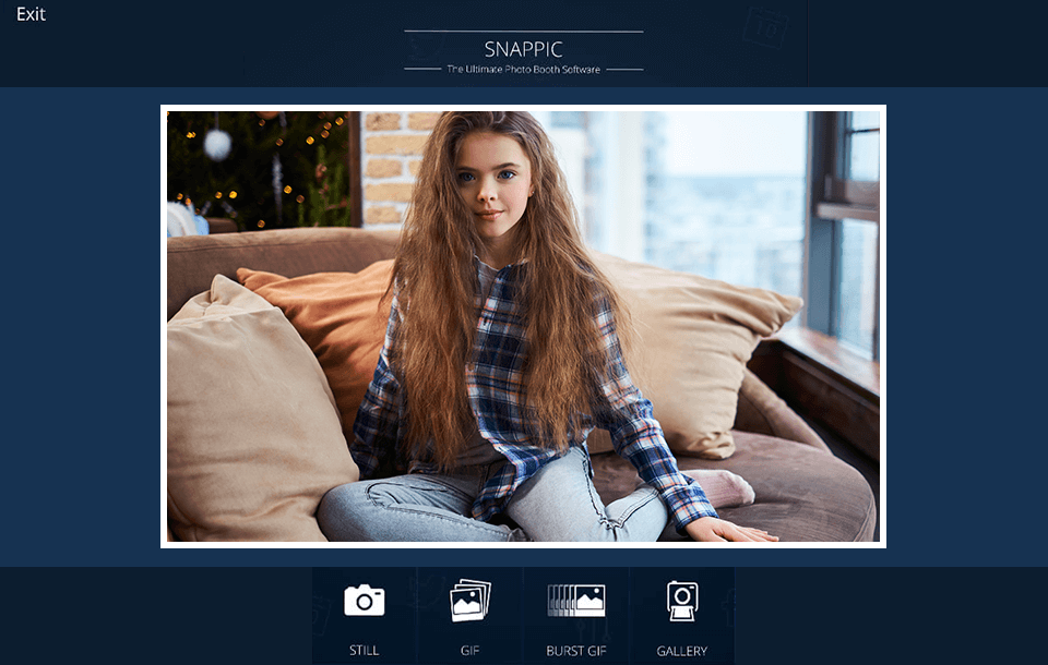snappic photo booth software interface