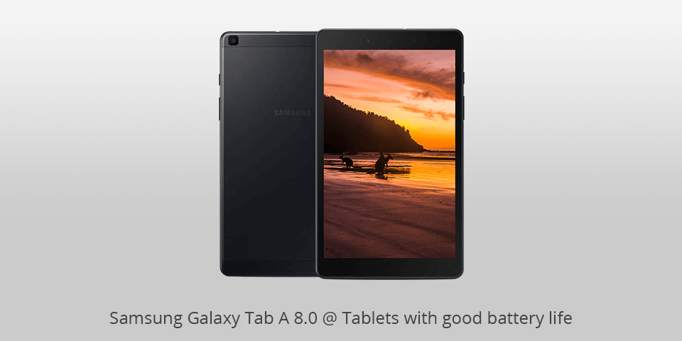 tablet with longest battery life samsung galaxy tab a8