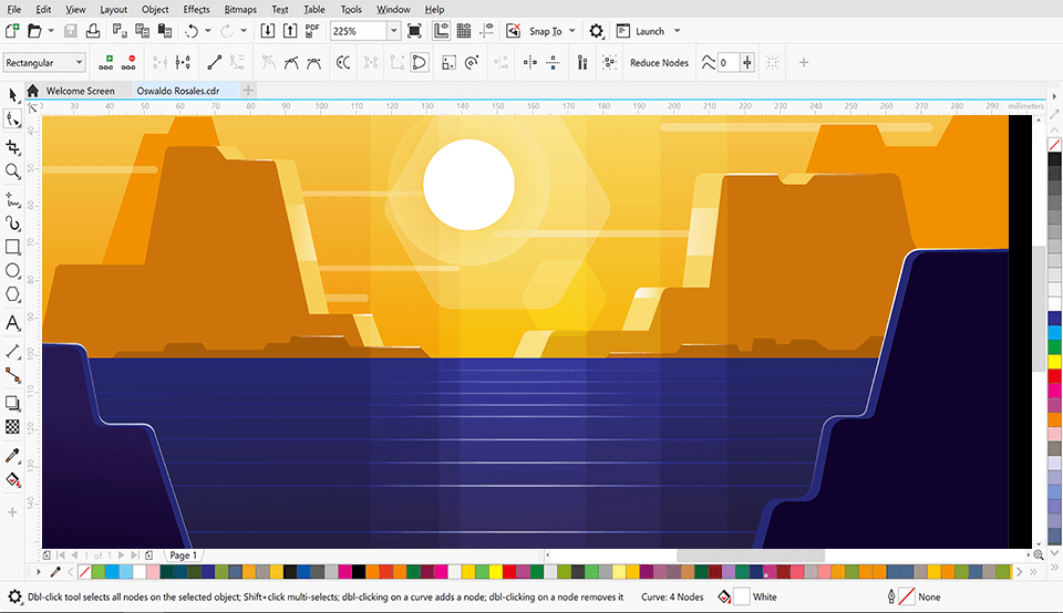 coreldraw home student suite interface