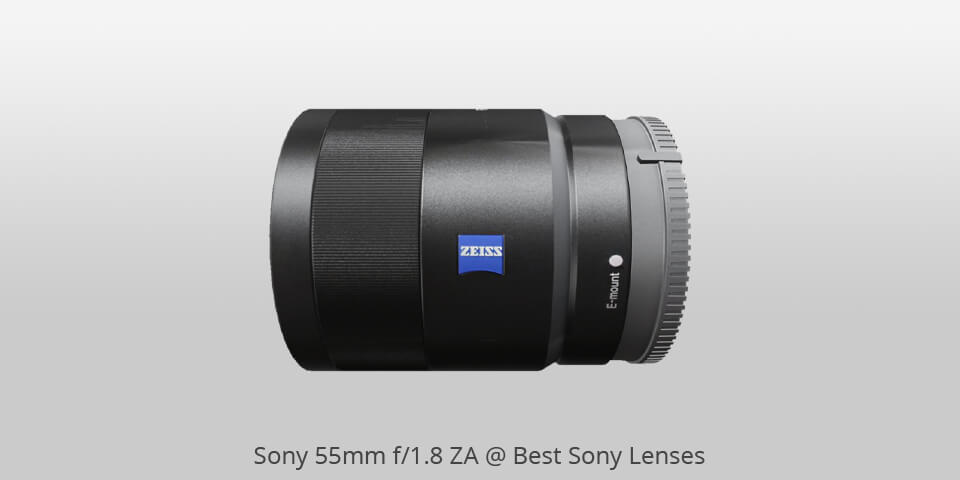 sony 55mm lens