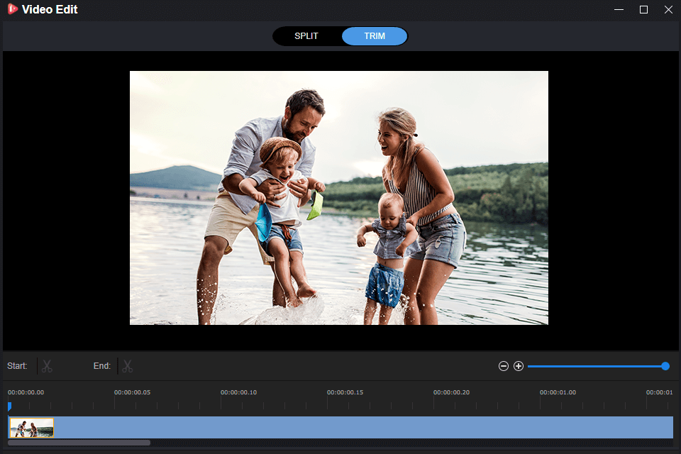 minitool movie maker trim video