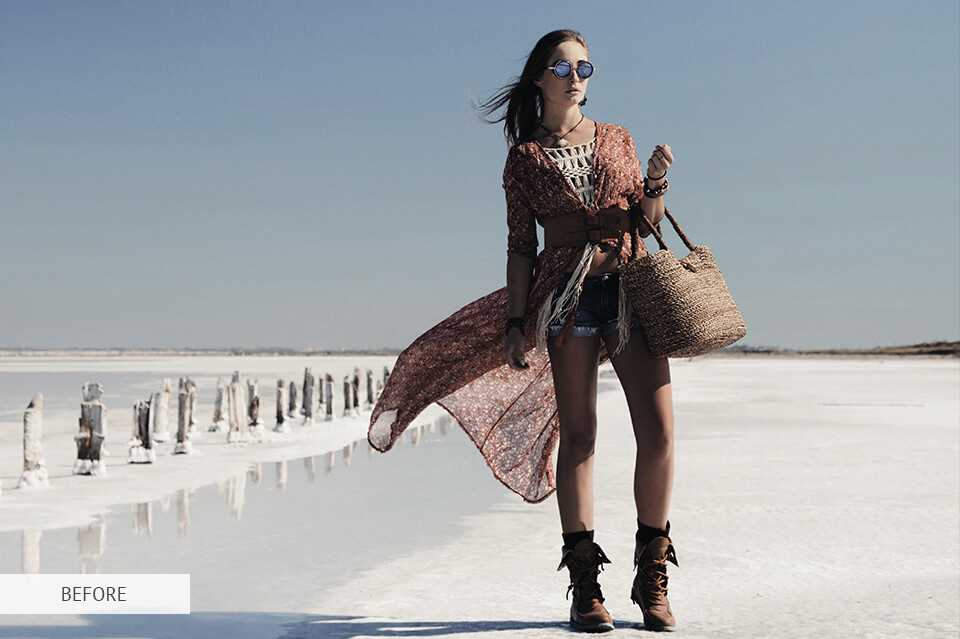 how to enhance hair in photoshop before after