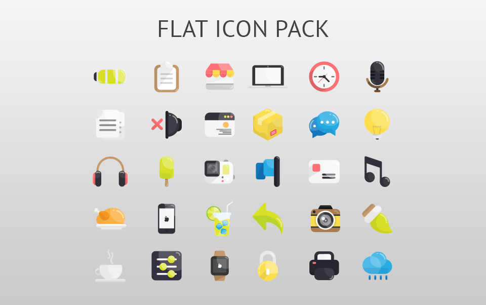 adobe illustrator icon flat pack