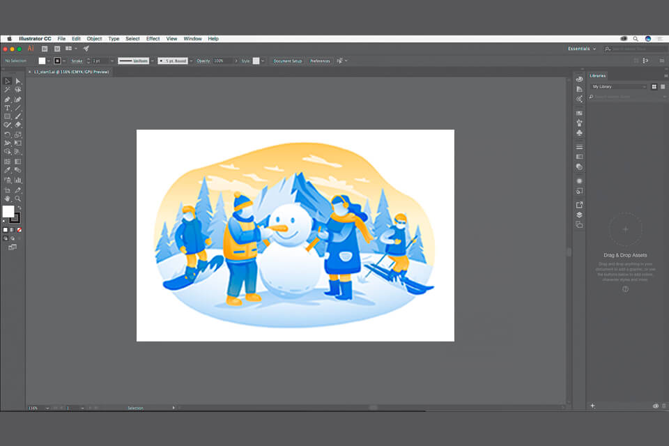 interfejs illustrator