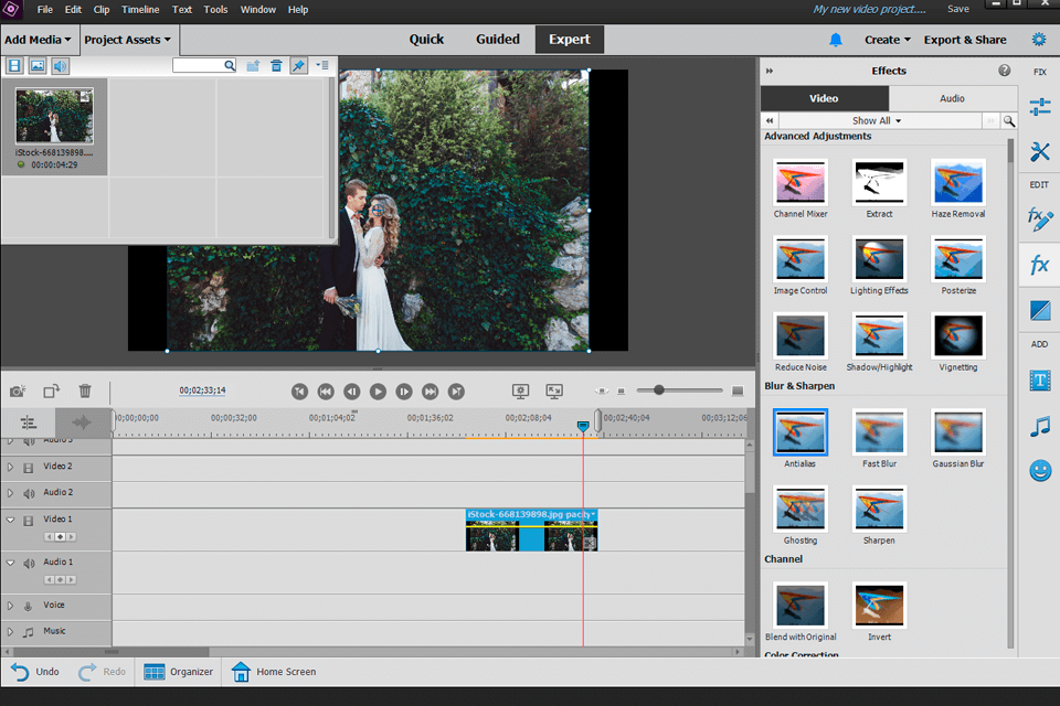 adobe premiere pro อินเตอร์เฟซ