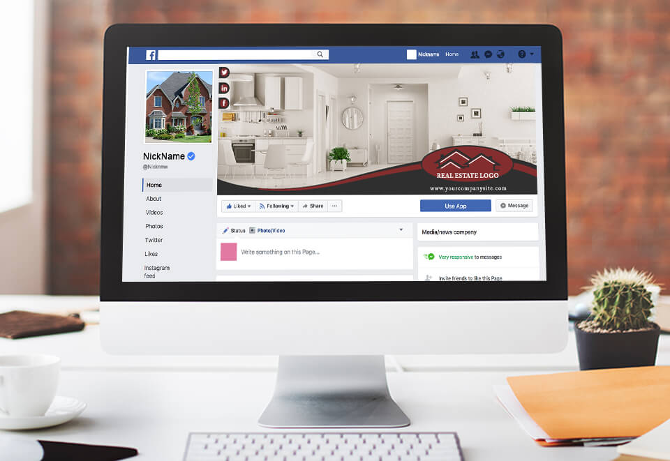 freebie facebook cover for photographer bio