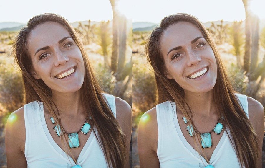 lightroom teeth whitening