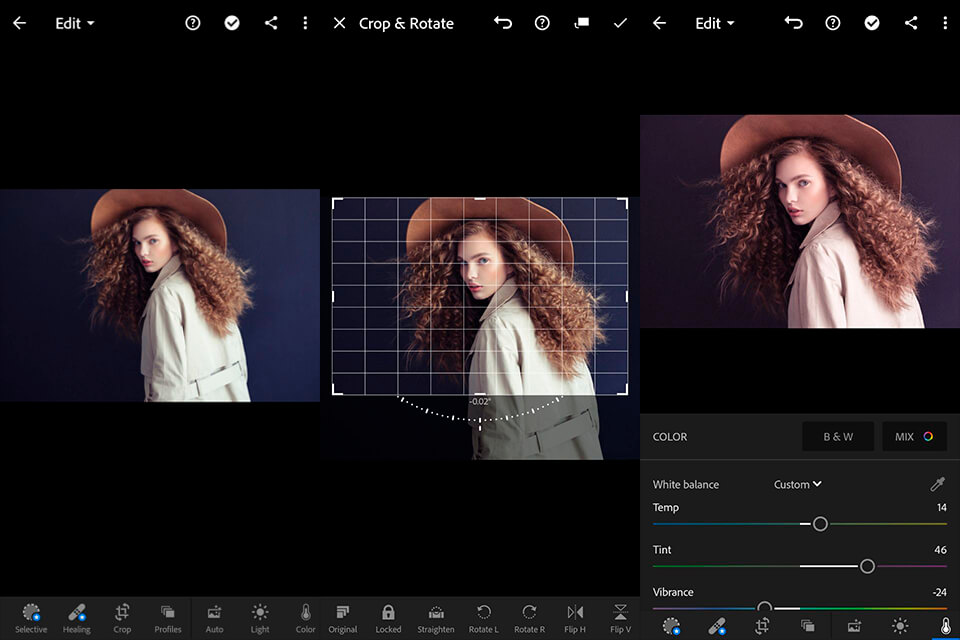 라이트룸 CC 모바일 버전