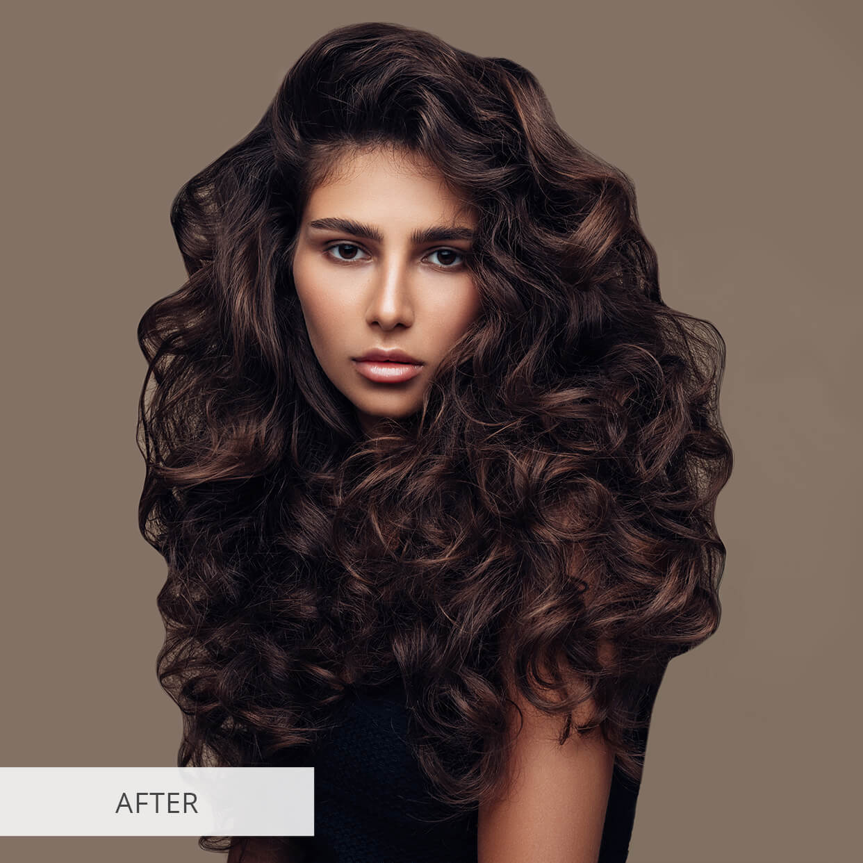 photoshop stray hairs removal before after