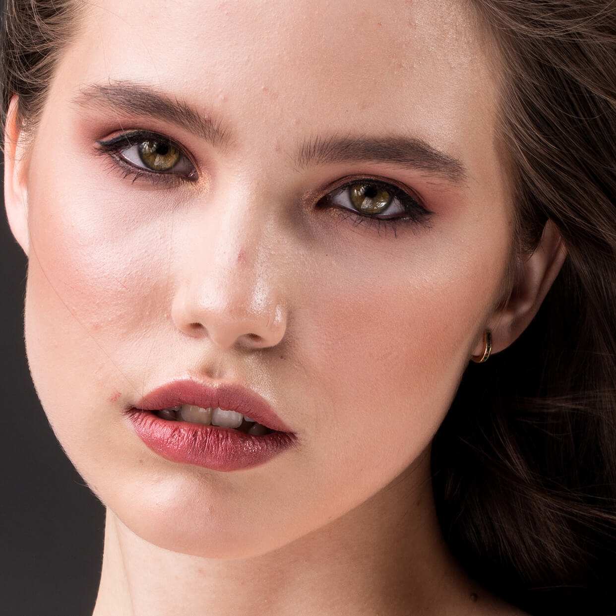 low frequency retouching before and after