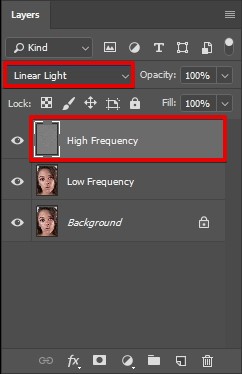 linear light blending mode on