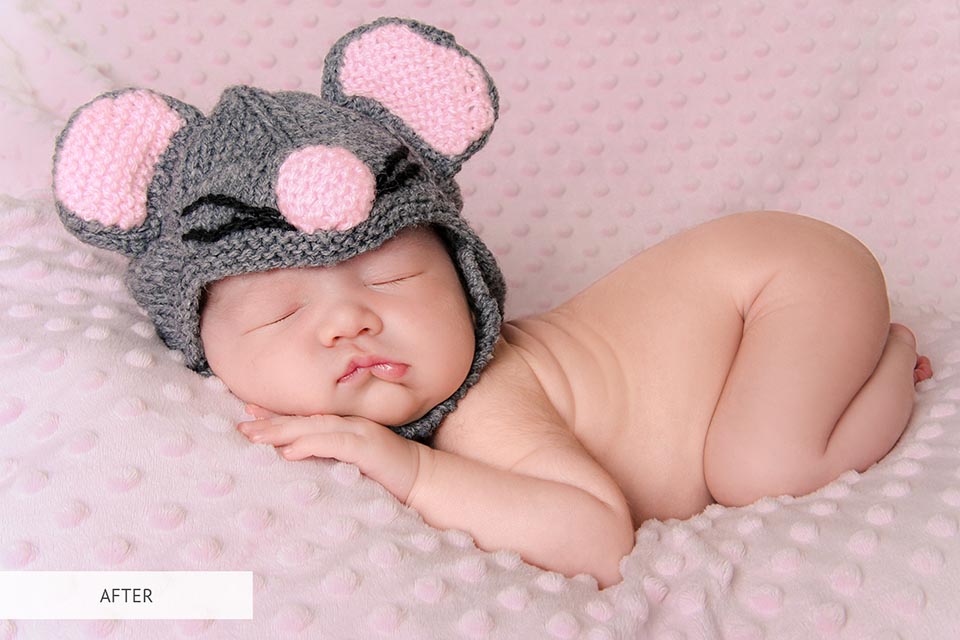 free lightroom preset for newborn photography